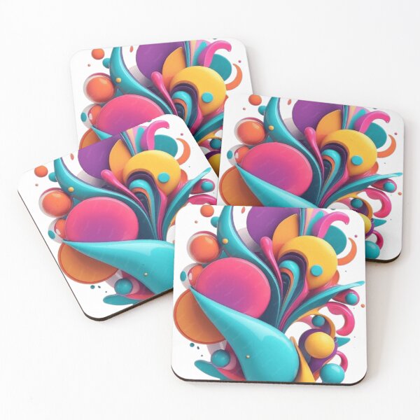 Item preview, Fluid 3D Geometric Abstract Art designed and sold by ArhaanFashions.