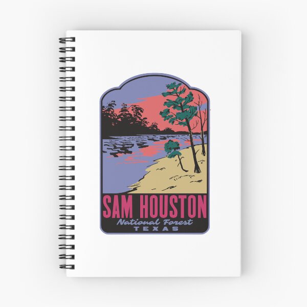 Item preview, Double Lake Sam Houston National Forest Retro Poster designed and sold by HalpinDesign.