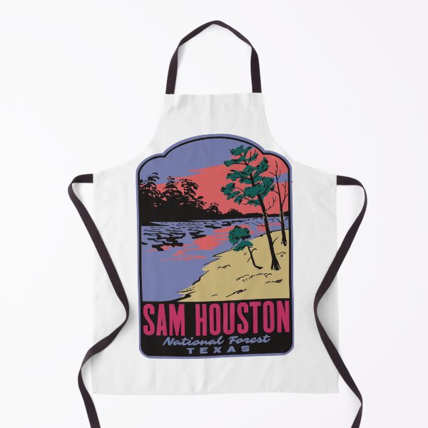Item preview, Double Lake Sam Houston National Forest Retro Poster designed and sold by HalpinDesign.