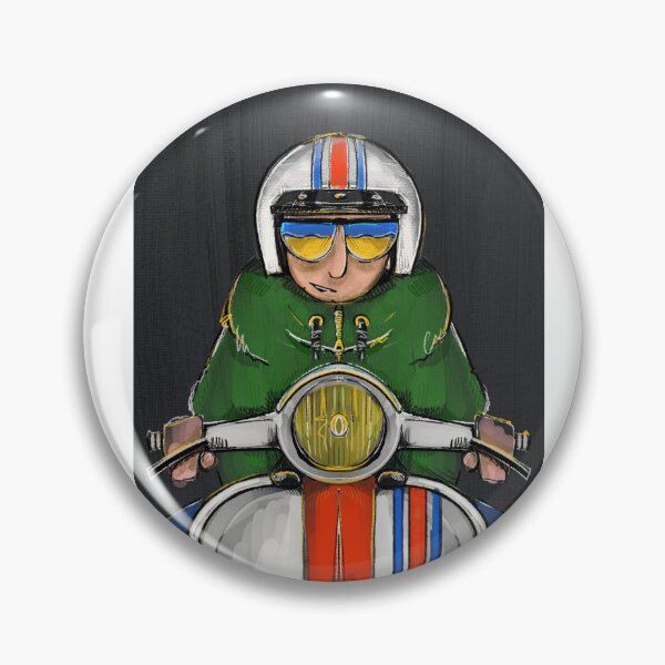 Item preview, Classic Scooter | Retro Scooter Riders | Scooterist, Retro Mod Inspired Art designed and sold by GWARTGB.