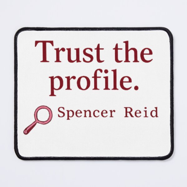 Item preview, Trust the Profile Sticker | Spencer Reid Inspired Criminal Minds Quote | BAU Aesthetic designed and sold by JusticeForSale.