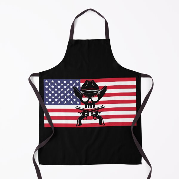Item preview, Cowboy skull and American flag designed and sold by Lagueny.