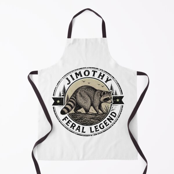 Item preview, Jimothy Feral Legend Raccoon Vintage Retro designed and sold by trotmadlyart.