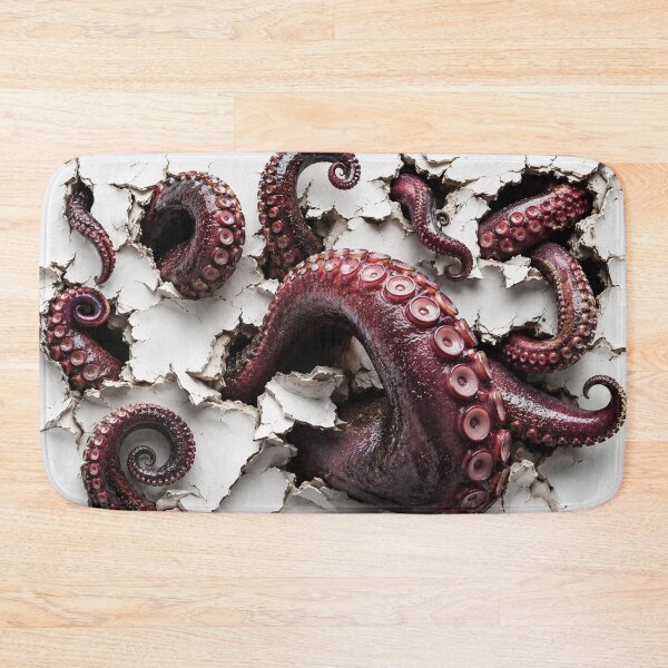 Item preview, 3D Octopus Tentacles Breaking Through Wall | Hyper-Realistic Optical Illusion designed and sold by GSizzle1.