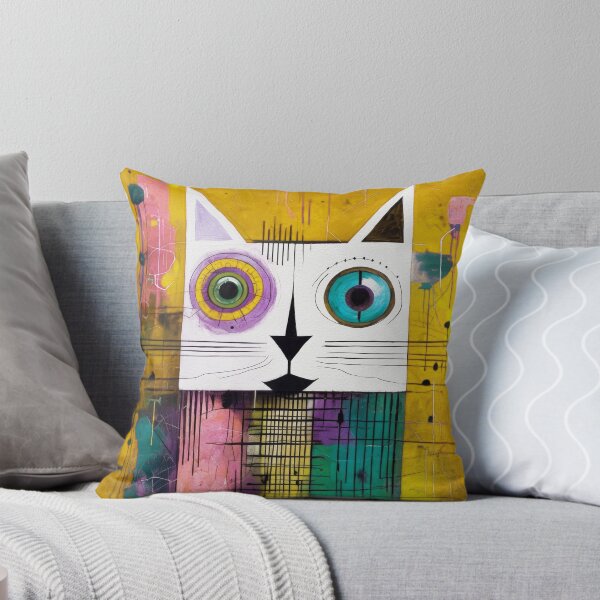 Item preview, Geometric Cubist Cat designed and sold by caracatita75.