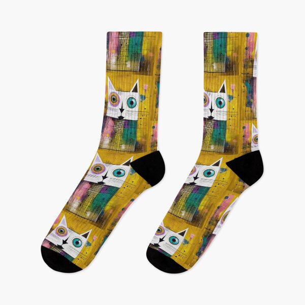 Item preview, Geometric Cubist Cat designed and sold by caracatita75.