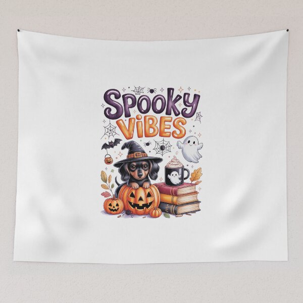 Item preview, Spooky Vibes dachshund designed and sold by jkrphoto.