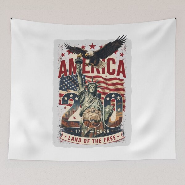 Item preview, America 250 Semiquincentennial Statue of Liberty 1776-2026 Vintage USA Tee v5 designed and sold by DarylWelsh2024.