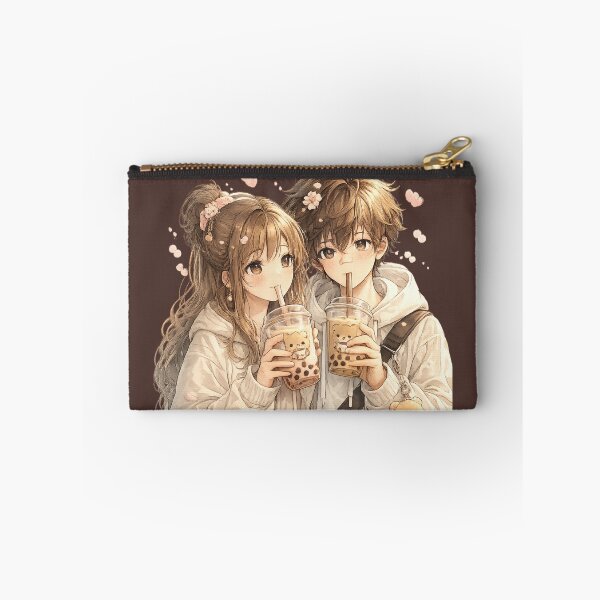 Item preview, Cute Boba Couple Love Vibes designed and sold by Apexcart.