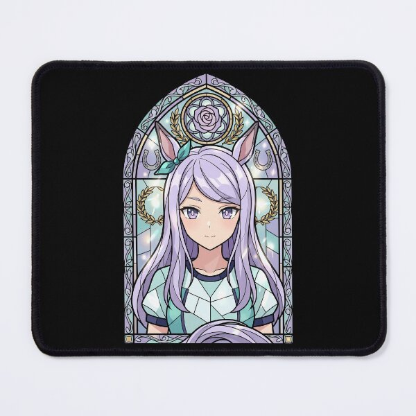Item preview, Mejiro McQueen Uma Musume Rose Laurel Stained Glass designed and sold by mildaclairmo.