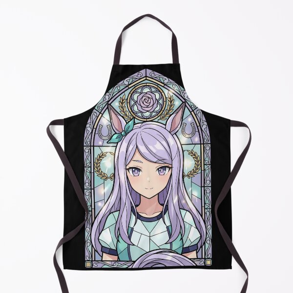 Item preview, Mejiro McQueen Uma Musume Rose Laurel Stained Glass designed and sold by mildaclairmo.