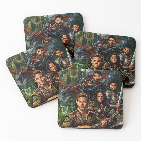 Item preview, Dungeons & Dragons Honor Among Thieves Fine Art Tribute designed and sold by Art's Diner.