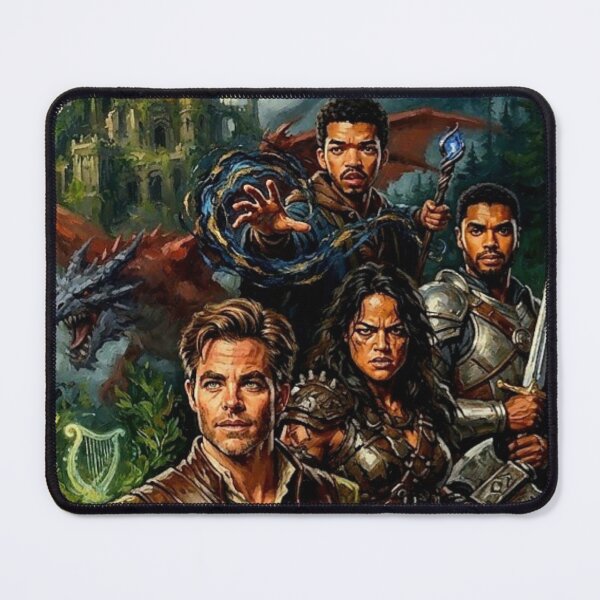 Item preview, Dungeons & Dragons Honor Among Thieves Fine Art Tribute designed and sold by Art's Diner.