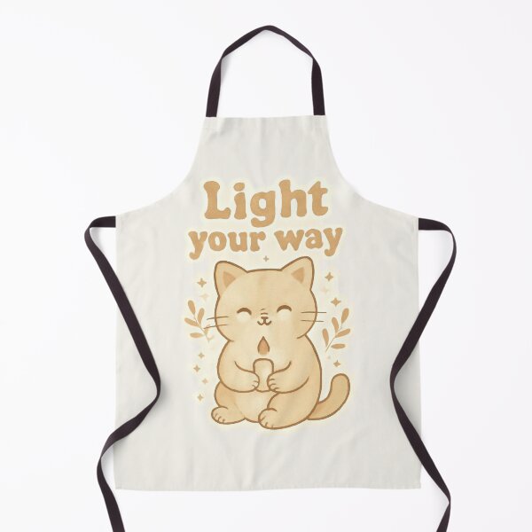 Item preview, Candle Cat – Light Your Way Motivational Sticker designed and sold by Cerys-GS.