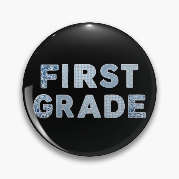 Item preview, First Grade Patchwork Back to School Teacher Design designed and sold by tarzbol.