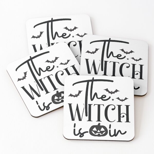 Item preview, The Witch Is In - Retro Autumn Halloween Vibes Quotes Spooky USA Apparel designed and sold by FuzionRaptor.