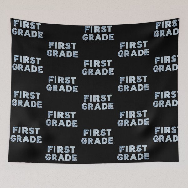 Item preview, First Grade Patchwork Back to School Teacher Design designed and sold by tarzbol.