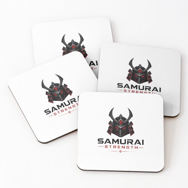 Item preview, Samurai Strength - Dark Warrior Fitness designed and sold by Velouria Universe.