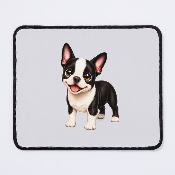 Item preview, Cute Boston Terrier Puppy Illustration designed and sold by BackgroundND.