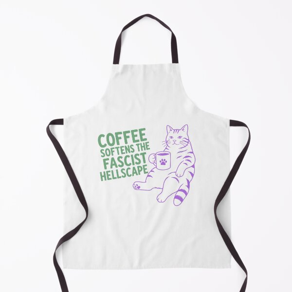 Item preview, Coffee softens hellscape Funny Cat designed and sold by gunaone-design.
