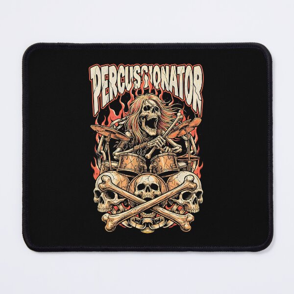 Item preview, Percussionator Skeleton Drummer Skull Drums Rock Music designed and sold by GrandeDuc.
