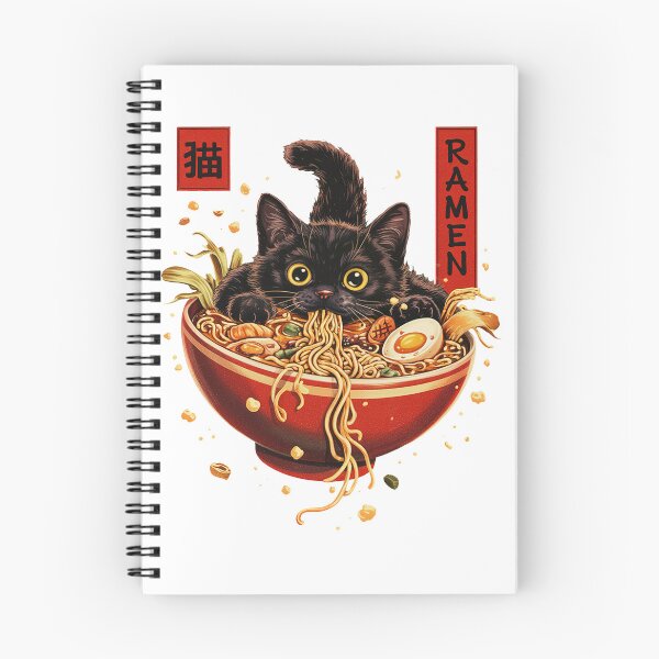 Item preview, Cat Eating Ramen Japanese Noodles Vintage designed and sold by suhairee-studio.