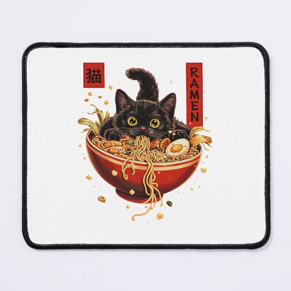 Item preview, Cat Eating Ramen Japanese Noodles Vintage designed and sold by suhairee-studio.