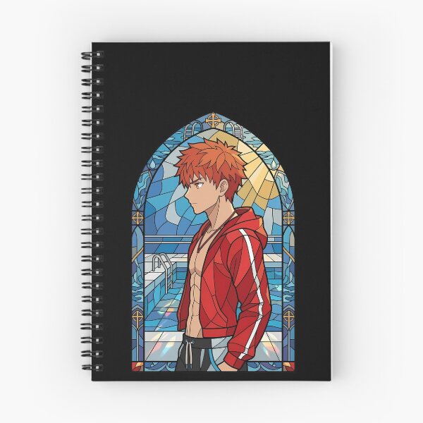 Item preview, Shirou Emiya Fate Stay Night Poolside Stained Glass Portrait designed and sold by mildaclairmo.