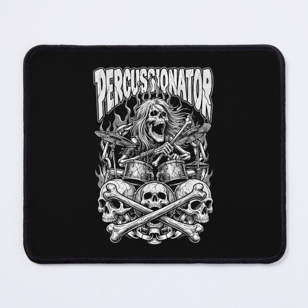 Item preview, Percussionator Skeleton Drummer Skull Drums Rock Music designed and sold by GrandeDuc.