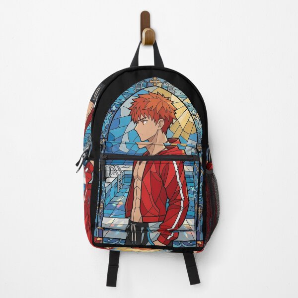 Item preview, Shirou Emiya Fate Stay Night Poolside Stained Glass Portrait designed and sold by mildaclairmo.