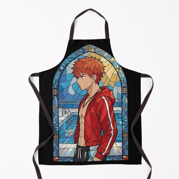 Item preview, Shirou Emiya Fate Stay Night Poolside Stained Glass Portrait designed and sold by mildaclairmo.