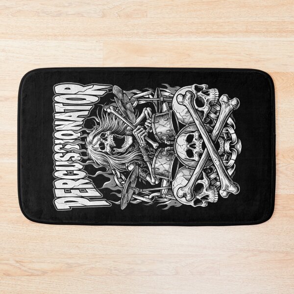 Item preview, Percussionator Skeleton Drummer Skull Drums Rock Music designed and sold by GrandeDuc.