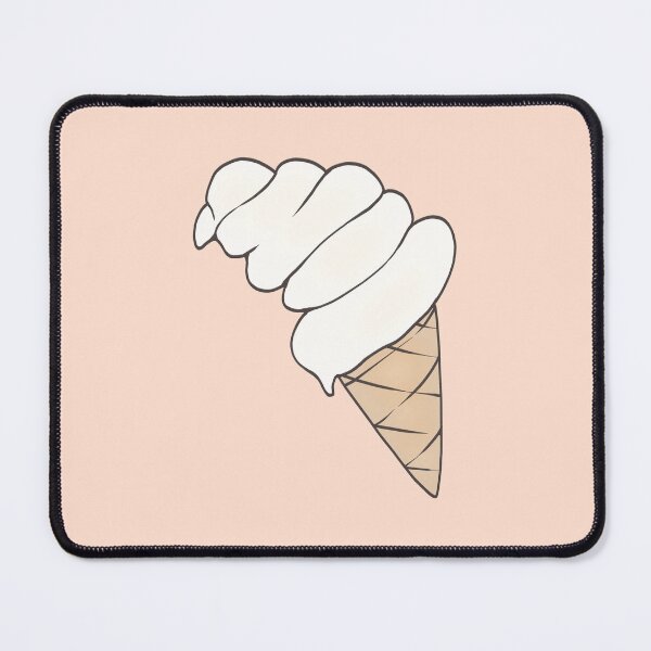 Item preview, Cute Vanilla Soft Serve Ice Cream Cone Aesthetic Dessert designed and sold by ubborn.