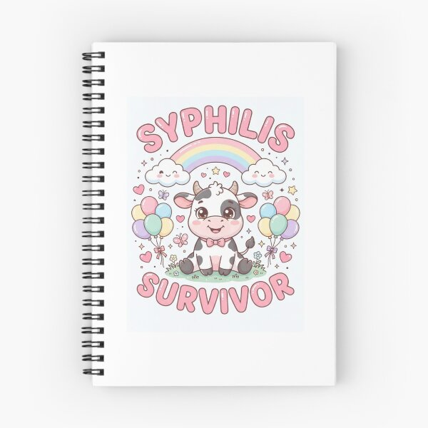 Item preview, Cow Syphilis survivor funny gag adult humor novelty  designed and sold by CheeseBlueprint.