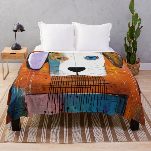 Item preview, Colorful Cubist Dog designed and sold by caracatita75.