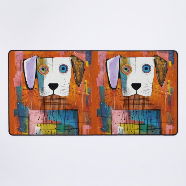 Item preview, Colorful Cubist Dog designed and sold by caracatita75.