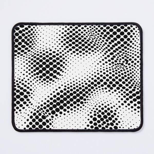 Item preview, Black and White Polka Dots with Visual Twist Pattern | Optical Illusion Dot Pattern | Monochromatic Seamless Wave Design | Modern Op Art Vector Print designed and sold by SergioMiklos.