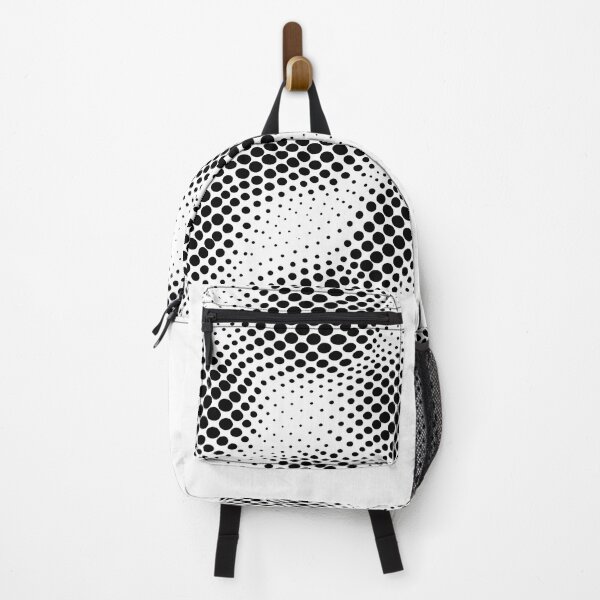 Item preview, Black and White Polka Dots with Visual Twist Pattern | Optical Illusion Dot Pattern | Monochromatic Seamless Wave Design | Modern Op Art Vector Print designed and sold by SergioMiklos.