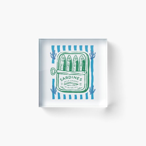 Item preview, Les Sardines Funny Tinned Fish designed and sold by suhairee-studio.