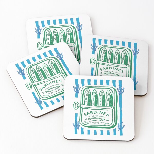 Item preview, Les Sardines Funny Tinned Fish designed and sold by suhairee-studio.