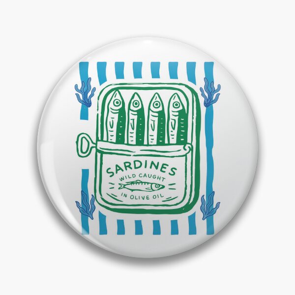 Item preview, Les Sardines Funny Tinned Fish designed and sold by suhairee-studio.