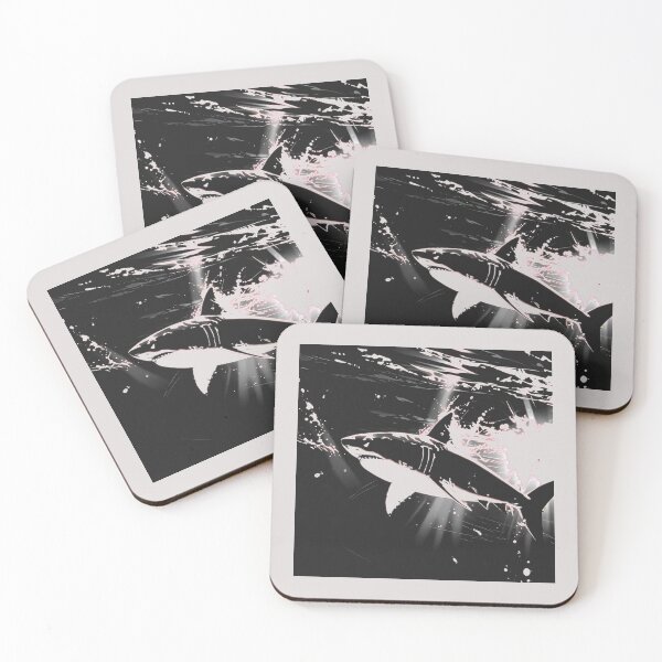 Item preview, Great White Shark Spotlight designed and sold by Cathedral of Curiosity.