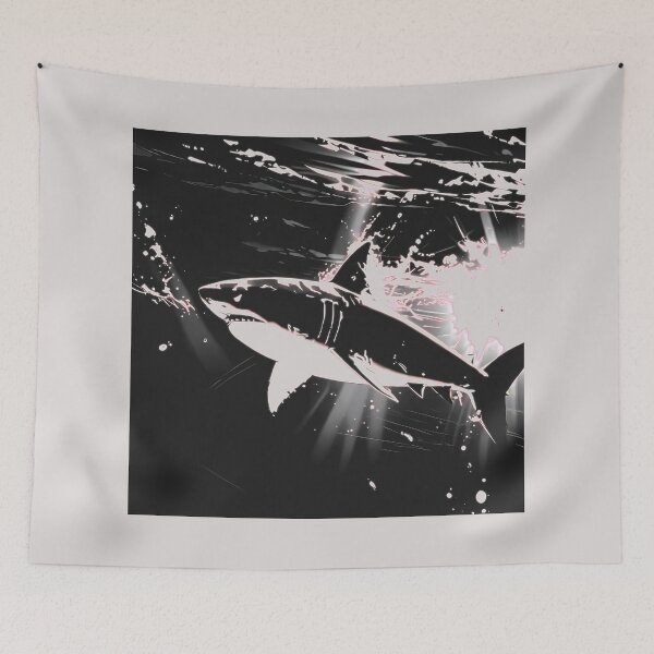 Item preview, Great White Shark Spotlight designed and sold by Cathedral of Curiosity.