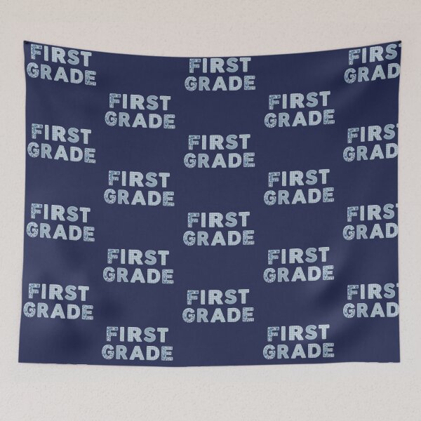 Item preview, First Grade Patchwork Back to School Teacher Design designed and sold by tarzbol.