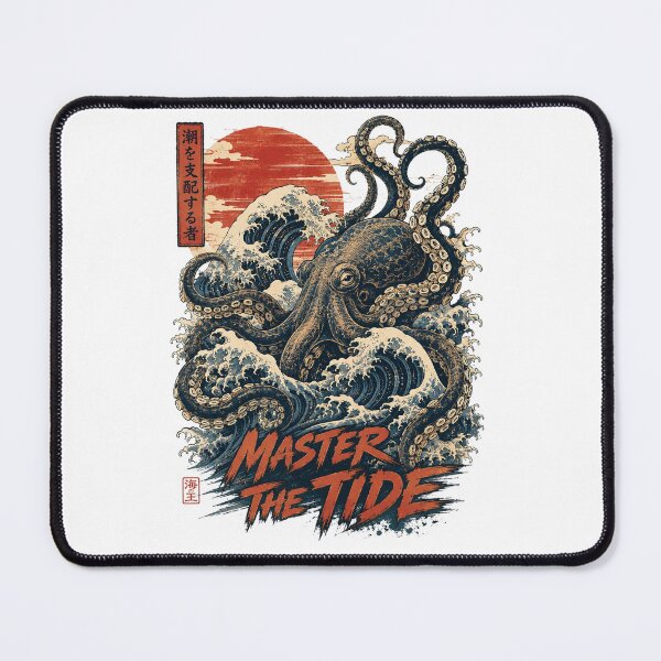 Item preview, Vintage Ukiyo-e Octopus Ocean Art designed and sold by NarpLTD.