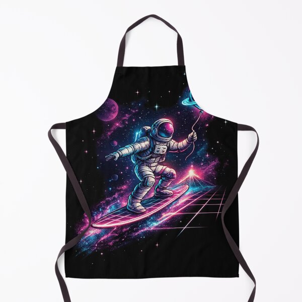 Item preview, Retro Astronaut Surfing Space - 80s Synthwave Vaporwave Art designed and sold by zdzdesigner.