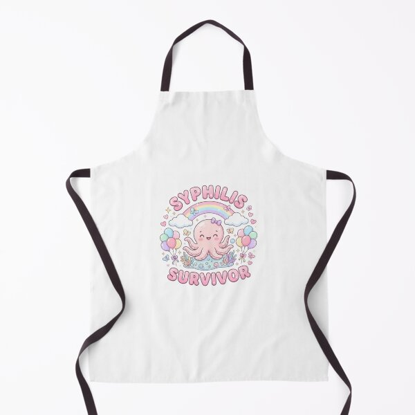 Item preview, Octopus Syphilis survivor funny gag adult humor novelty designed and sold by CheeseBlueprint.