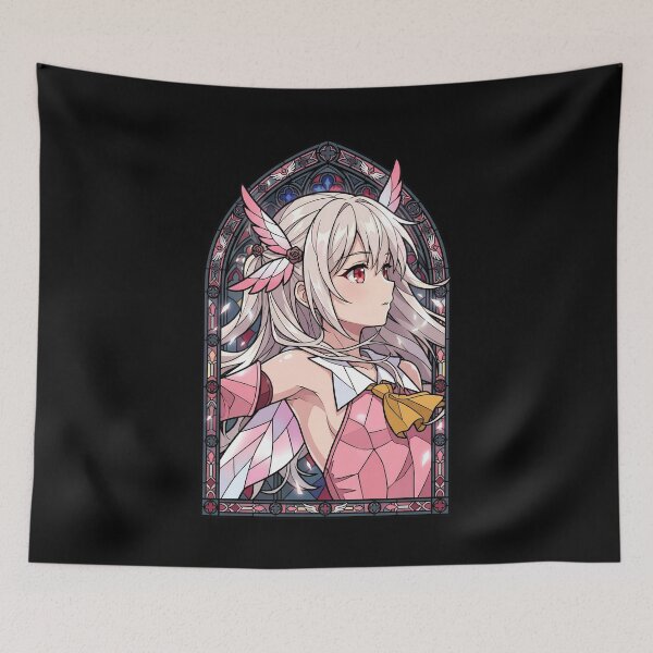 Item preview, Illyasviel von Einzbern Fate Stay Night Pink Stained Glass designed and sold by mildaclairmo.