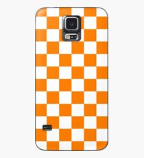 Orange and White Tennessee Vols Checkerboard Case/Skin for Samsung Galaxy