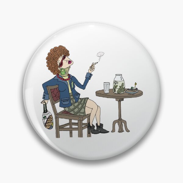 Item preview, Vintage Glamour Meme Sticker | Retro Fancy Lady & Too Fancy For This World Decal designed and sold by MyxaART.